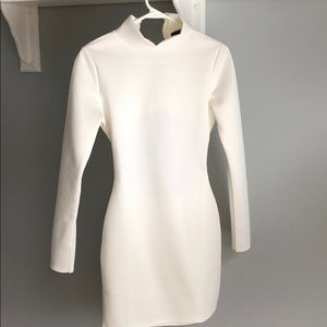 White cocktail dress